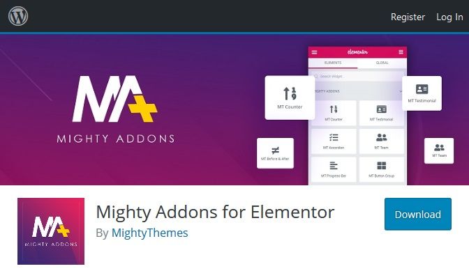 Mighty-addons-for-elementor