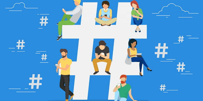 Share pictures, videos, along with relevant hashtags across social media